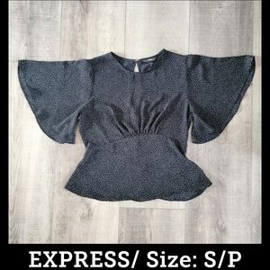 EXPRESS/ Size: S/P Dotted Kimono Top